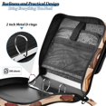 thumbnail image 4 of FORMRS Zipper Binder with Shoulder Strap 2-inch Ring 500 Sheet Capacity File Bag, Creamy Cake, 4 of 5