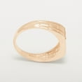 thumbnail image 5 of LBG British Made 9k Rose Gold Natural Sapphire Mens Band Ring - 25 size options - Size 6, 5 of 6
