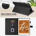 thumbnail image 4 of Allytechgroup for 7.9 inch Apple iPad Mini 5th/4th/3rd/2nd/1st Gen Case with Pencil Holder, Multi-Angle Viewing Stand, Elegant PU Leather Card Pockets Kickstand Cover, Auto Sleep/Wake Case, Black, 4 of 8