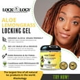 Loc Twist Gel for Dreads; Loc and Twist Gel For Retwists with Organic Aloe and Lemongrass by