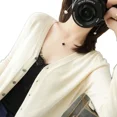 thumbnail image 5 of V-Neck Mid-Length Thin Sweater Cardigan Pure Color Spring Summer Breathable Stretchable Open Front Knitted Vest Women's Fashion, 5 of 5