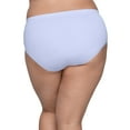 thumbnail image 3 of Fruit of the Loom Women's No Show Seamless Underwear, Amazing Stretch & No Panty Lines, Available Size, Brief-10 Pack-Blue/Purple/Grey, 11 Plus, 3 of 7