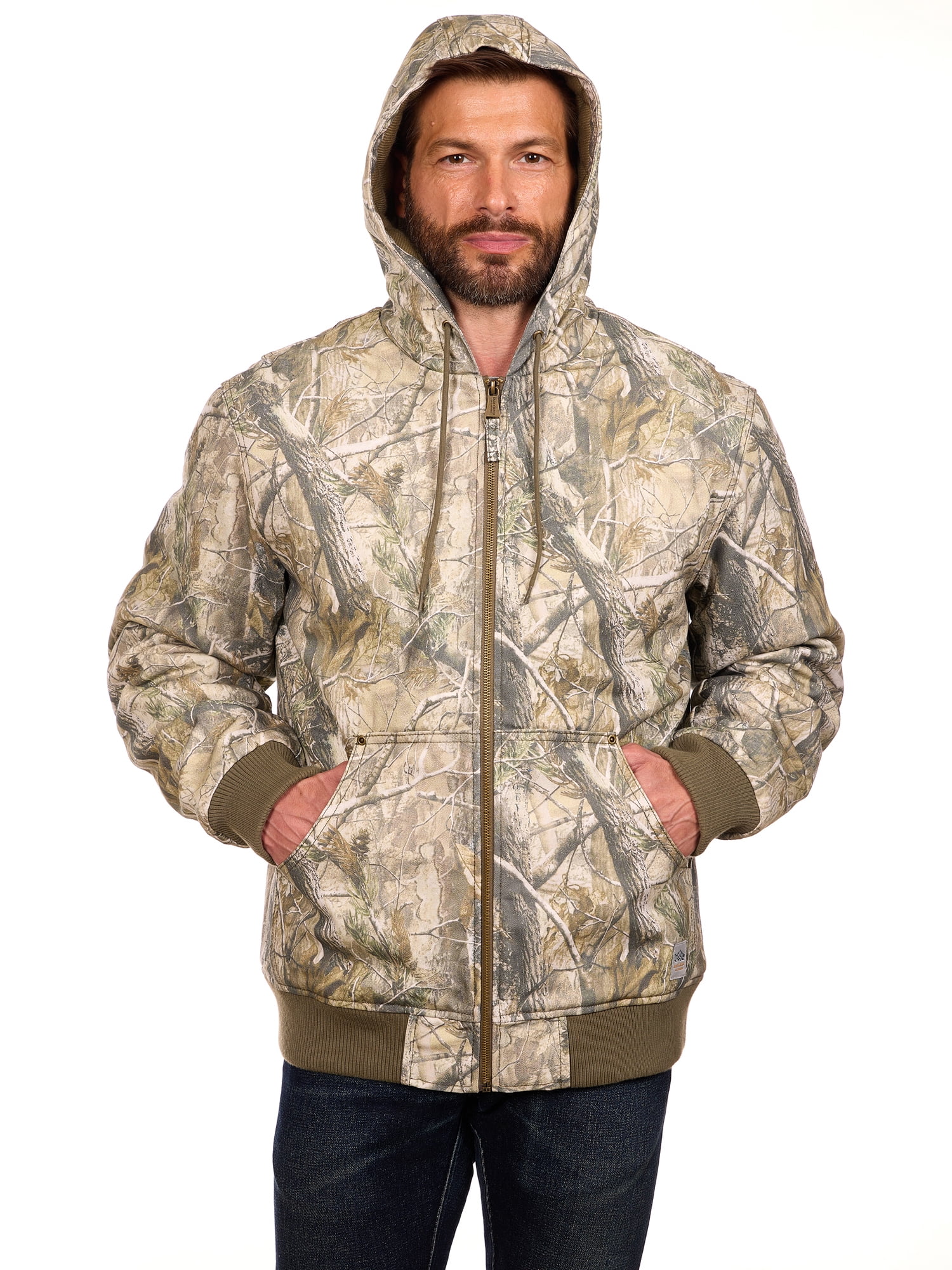 Bass Creek Outfitters Men's Duck Canvas Sherpa Lined Jacket, Sizes M-3XL