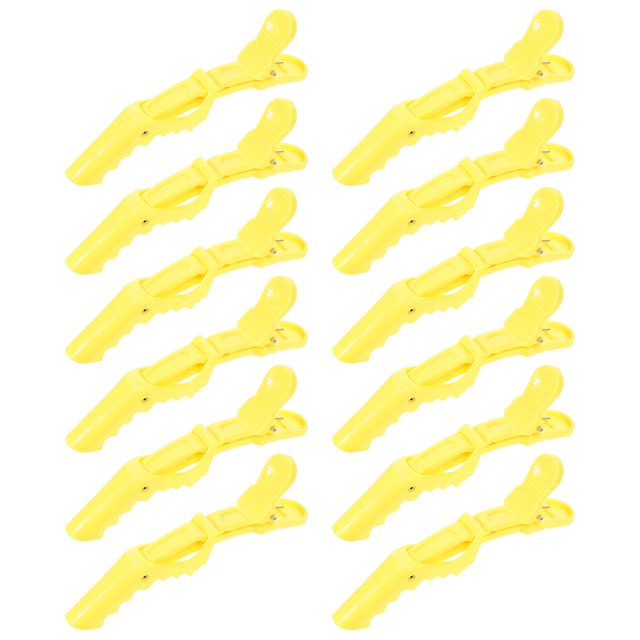 LOVEVER 12 Pcs Clips de Sectionnement Professionnels Accessoires de Coupe de Cheveux Alligator de Salon