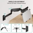 thumbnail image 4 of Soporte de pared para laptop WALI ajustable 10-17" y monitor 17-32", 4 of 8