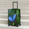 thumbnail image 6 of Honeii Blue Morpho butterfly Elastic Luggage Cover, featuring double-sided printing, is the ideal companion for travel, business trips, and daily use(not included suitcase )-X-Large, 6 of 7
