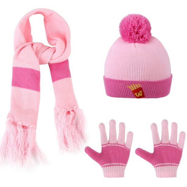 Vbiger - Kids Knitted Hat Scarf-Vbiger 3 Pieces/Set Cartoon Kids Winter ...