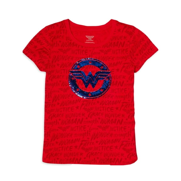 Wonder Woman Girls Graphic T-shirt - size XS (4/5)