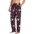 thumbnail image 4 of GZHJMY Valentine's Day Pajama Pants for Men, Lounge Pants Lightweight Men Pajama Bottoms with Drawstring Pockets, Christmas New Year Birthday Gifts, Small, 4 of 6