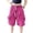 Hot Pink, variant on Girls Bermuda Cargo Shorts Kids Elastic Drawstring Waist Lightweight Loose Fit Mid Shorts with Pockets Summer Casual Streetwear Shorts(Hot Pink,15-16 Years)
