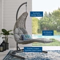 thumbnail image 5 of Modway Landscape Outdoor Patio Hanging Chaise Lounge Swing Chair, Multiple Colors, 5 of 6