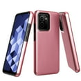 thumbnail image 5 of For Nokia HMD Vibe (N159V / TA-1590) Case Dual Layered Rugged Cover with Screen Protector (Textured Rose Gold /Tempered Glass), 5 of 6