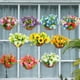 thumbnail image 2 of Bearachild Flores artificiales realistas, decoración de jardín imprescindible, cestas colgantes de larga duración, flores artificiales tipo 5 Type2 NO2, 2 of 6