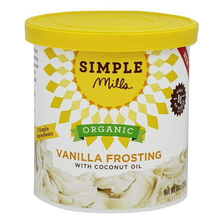 Simple Mills Organic Frosting, Vanilla with Coconut Oil, 10 (Best Store Bought Frosting)