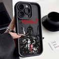 thumbnail image 3 of Berserk Guts funda de teléfono de Anime de sangre caliente para IPhone 15, 14, 13, 12, 11 Pro Max, Mini, XR, XS, X, 7, 8 Plus, funda de TPU suave con correa de mano, 3 of 5