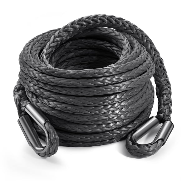 Cable extensor para cabrestante DAYDOOR, 15 m, sintético, 10 000 libras, gris