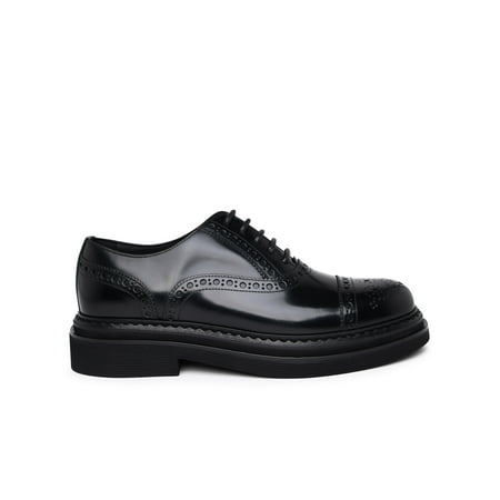 

Dolce & Gabbana Uomo Day Classic Black Leather Lace-Up Shoes