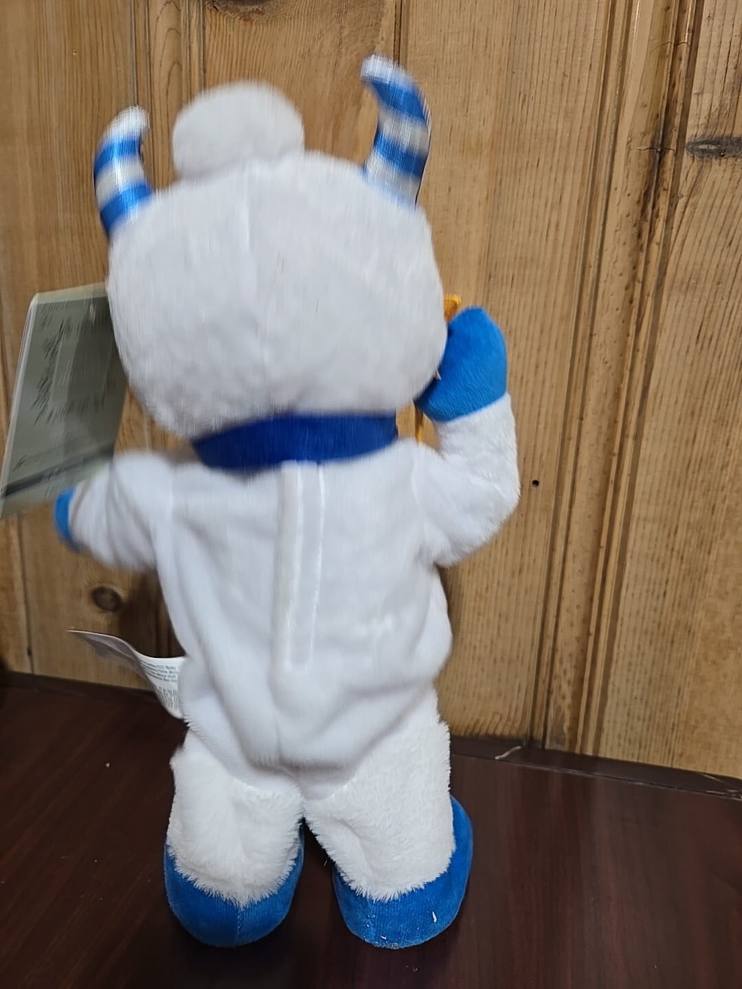 Gemmy Animated Yeti 14" Plush Singing "It's The Most Wonderful Time of the Year"