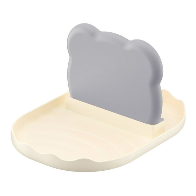 Ohufall Support de Couvercle de Casserole de Comptoir en Acier Inoxydable Gain de Place, Organisateur de Batterie de Cuisine, Support de Couvercle et Cuillère, Étagère de Rangement avec Rangement pour la Maison et la Cuisine, Articles de Cuisine