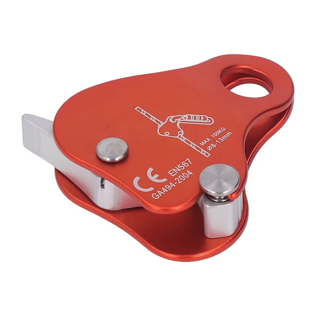 Ascendentes Para Agarre de Cuerda de Escalada, Tapón Autoblocante de Aleación de Aluminio de 8-13 mm, Tapón de Cuerda de Escalada Ajustable Con Mecanismo de Liberación Rápida
