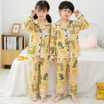 thumbnail image 1 of Pijamas de algodón de manga larga para niños y niñas, ropa de dormir de primavera 2020, conjunto de ropa de dormir de Navidad para otoño, 1 of 2