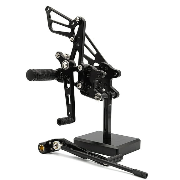 FXCNC CNC Motorcycle Adjustable Rearsets Foot Pegs Rear Set Footrests Compatible with GSXR 600 750 GSX-R600 GSX-R750 GSXR600 GSXR750 2011-2020