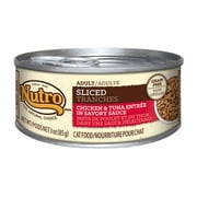 Nutro Adult Cat Sliced Chicken And Tuna Entree In Savory Sauce Canned Cat Food (Pack Of 24)