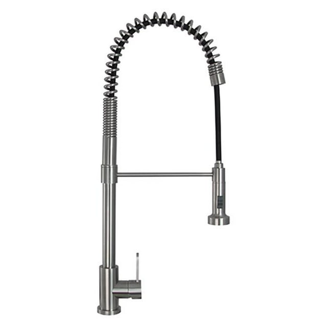 BOANN BNYKF-C07S Charlize 27-Inch Flexible 304 Stainless Steel Kitchen Faucet