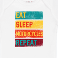 thumbnail image 4 of Inktastic Eat Sleep Motorcycles Repeat Boys or Girls Baby Bodysuit, 4 of 5