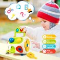 thumbnail image 2 of Juguetes de cubo ocupado Montessori para niños pequeños, tablero ocupado de actividades sensoriales, juguetes de viaje de aprendizaje educativo temprano, regalo para niños, 2 of 4