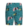 thumbnail image 7 of Daiia Dachshund Dog Mens Woven Stretch Pajama Short,Short Pajama Pants-3X-Large, 7 of 7