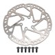 thumbnail image 1 of 140/160/180/203/220mm Stainless Steels Disc Brake Rotor With Screws Bicycles Disc Brake Rotor For Road Bike, Mountain Bike, 1 of 5
