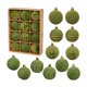 thumbnail image 2 of Seyotauo 12 Pack Velvet Ornaments for Christmas Tree, Velvet Christmas Balls Christmas Tree Ball Ornaments Decorative Hanging Ornaments for Tree for Party, 2 of 6