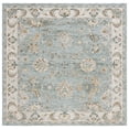thumbnail image 2 of Safavieh Hamilton Finnian Oriental Polyester Area Rug, Blue/Gold, 6'7" x 6'7" Square, 2 of 11