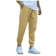 thumbnail image 1 of Pantalones de entrenamiento para hombre: 96 % poliéster, cordón, bolsillos con cremallera, ropa deportiva versátil, 1 of 8