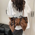 thumbnail image 3 of Super Cool Bow Crossbody Bag Nylon Solid Shoulder Bag Personality Crossbody Bag Fashion Aesthetic Handbags for Women, 3 of 7