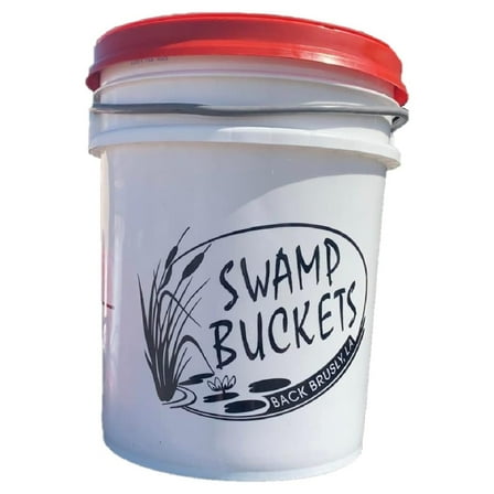 Swamp Bucket with Black or Red Lid (Lid Color Will Vary Depending on Inventory Supply)
