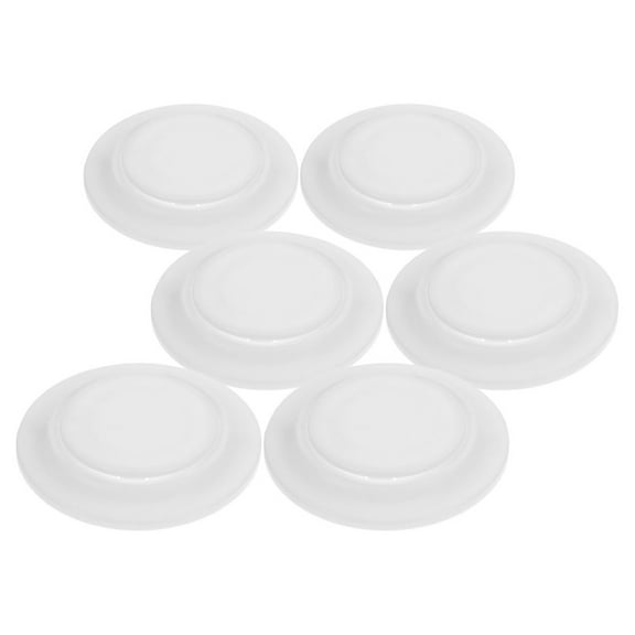 LEORX 6Pcs Air Conditioner Hole Cover White Durable Wall Vent Decoration