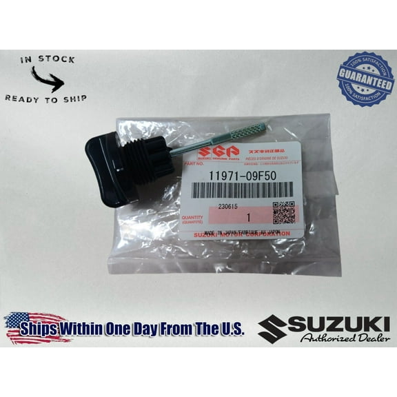 Suzuki OEM King Quad 450 500 700 750 VinsonOil Level Dipstick - 11971-09F50