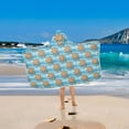 thumbnail image 5 of Toddler Hooded Beach Towel 24x50 Kids Bath Towels Soft Quick Dry for Swim Pool Boys Girls Wood Hoods and Wave, 5 of 7