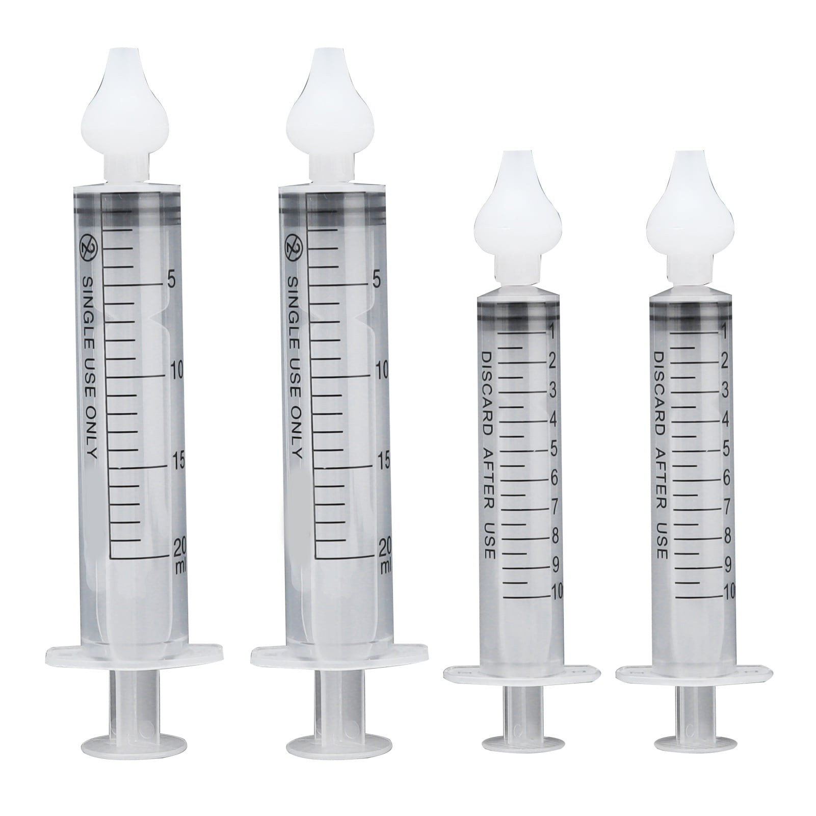 Zerodis 4 Pcs Baby Nasal Irrigator With Syringes Safe Nasal Cleaner