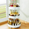 thumbnail image 2 of Kitchen Storage Rack Seasoning Rack Household Seasoning Products Storage Box Multifunctional 360-degree Rotating Floor Storage Rack, 2 of 5