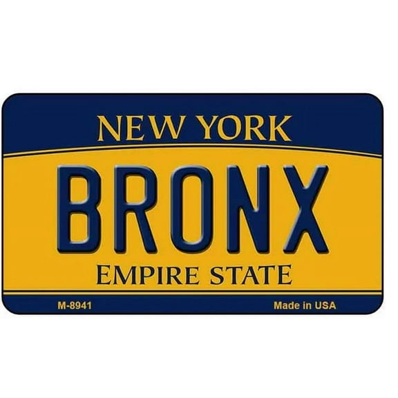 Bronx New York State License Plate Magnet M-8941