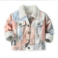 thumbnail image 2 of LWNYDPLSD Boys Fleece Lined Jacket Infant Coat 6-9 Months Snow Jackets for Kids Oversized Hoodie for Girls Baby Boy Shirts 6-9 Winter Shirts, Beige 12-18 Months, 2 of 8
