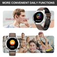 thumbnail image 5 of READ Smartwatch, 1.3 Inch Touchscreen Fitness Wristwatch, Fitness Tracker with Heart Rate Monitor, with Pedometer, Sleep Monitor, Stopwatch IP68 Waterproof Watch, for iOS and Android, 5 of 5