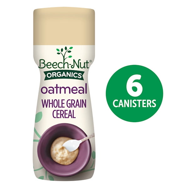 beechnut organic oatmeal cereal