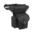 thumbnail image 3 of Bolsa de pierna, riñonera, organizador de almacenamiento, bolsa portátil para cadera, utilitaria, riñonera para muslo, para viajes, ciclismo, Negro, 3 of 8