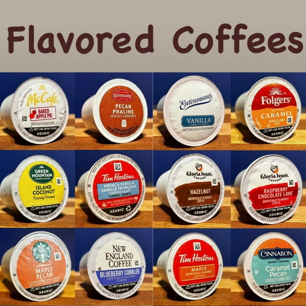 12Pack Flavored Coffee Kcups Sample Pack