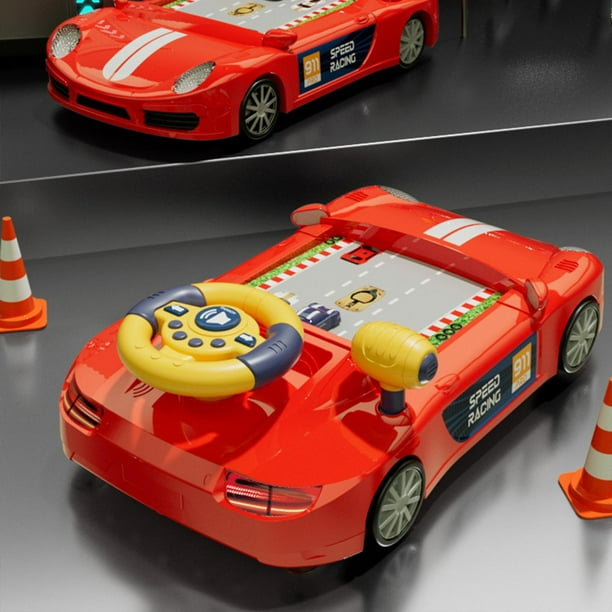 Volante para niños, juguet de conducción, vehículo de simulación electrónica, juego de aventura de carreras, juguet para chico, regalos de navidad interactivos genial - AliExprs 26
