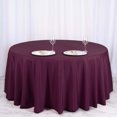 thumbnail image 2 of Efavormart 120" Wholesale Round Tablecloth Polyester Round Table Linens For Wedding Party Banquet Restaurant - EGGPLANT, 2 of 10